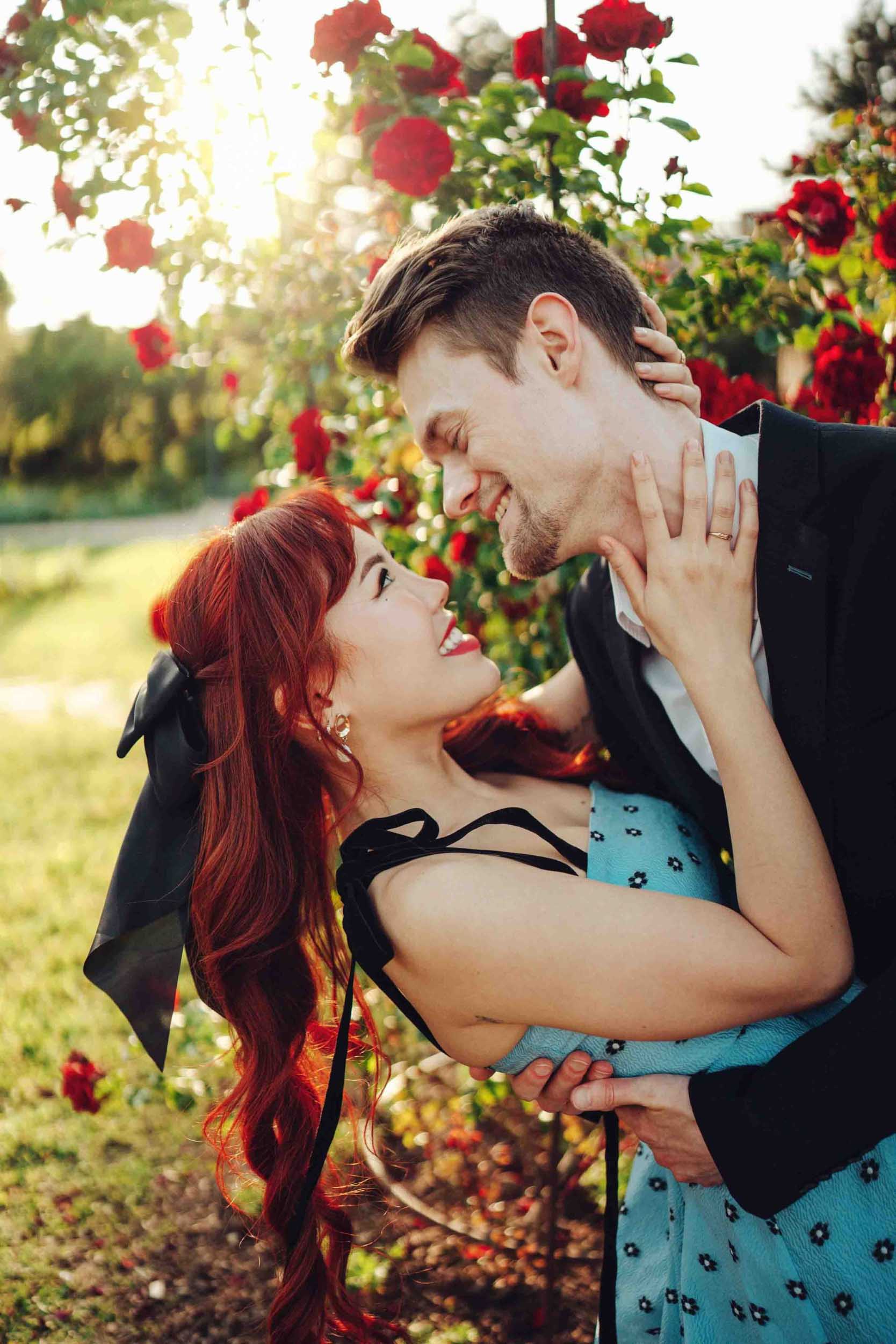 Couple photoshoot in france
